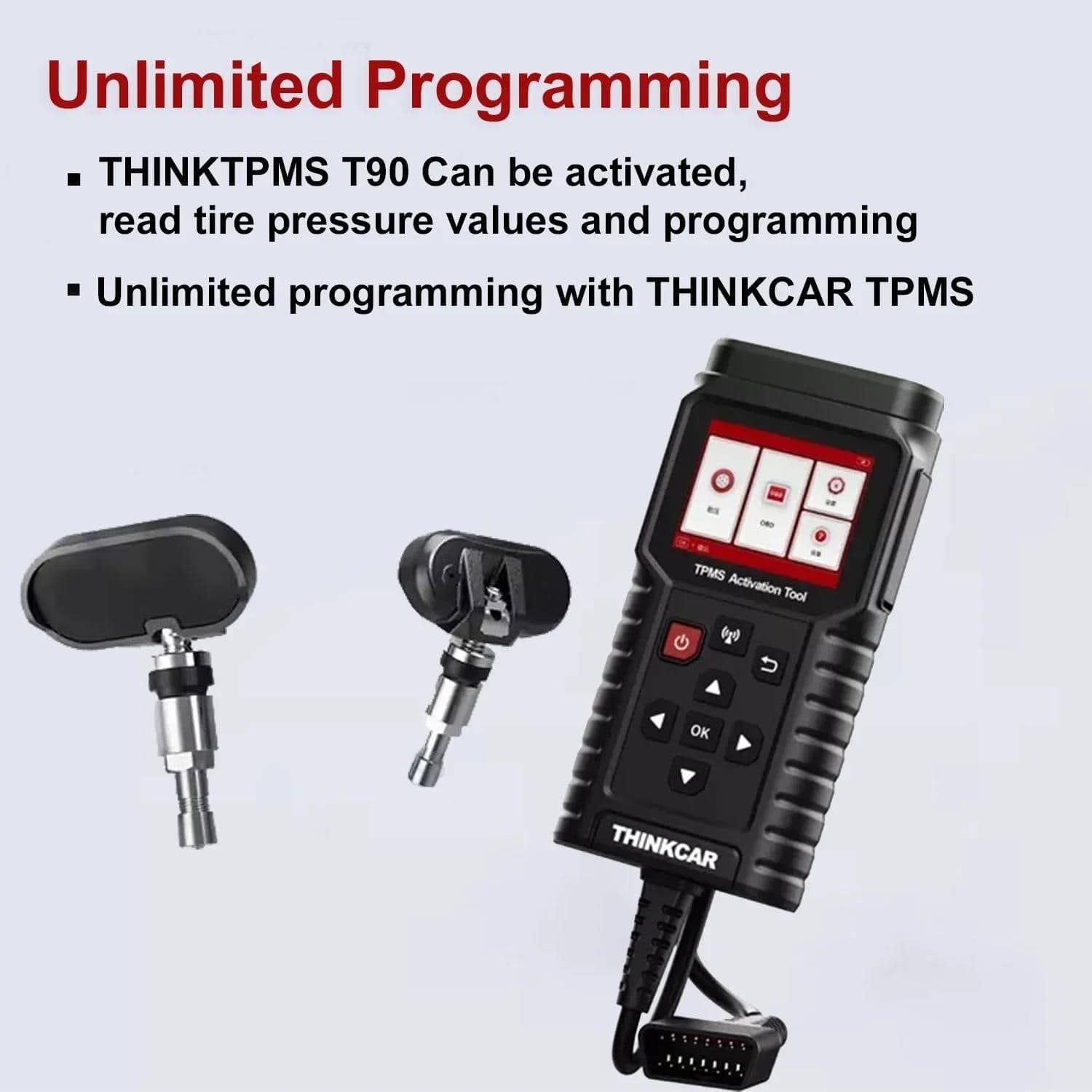 Tpms Net ThinkCar THINKTPMS TP T90 TPMS S2 programator 315MHz 433MHz 2u1 Alat za ...